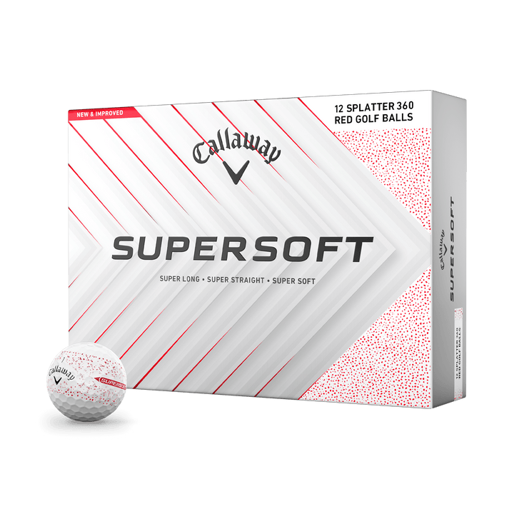 Callaway SuperSoft Red Splatter