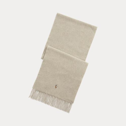 Ralph Lauren Fringe Virgin Wool Scarf