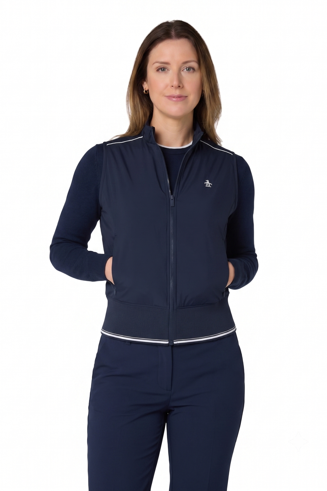 Original Penguin Gilet Golf Donna Idrorepellente