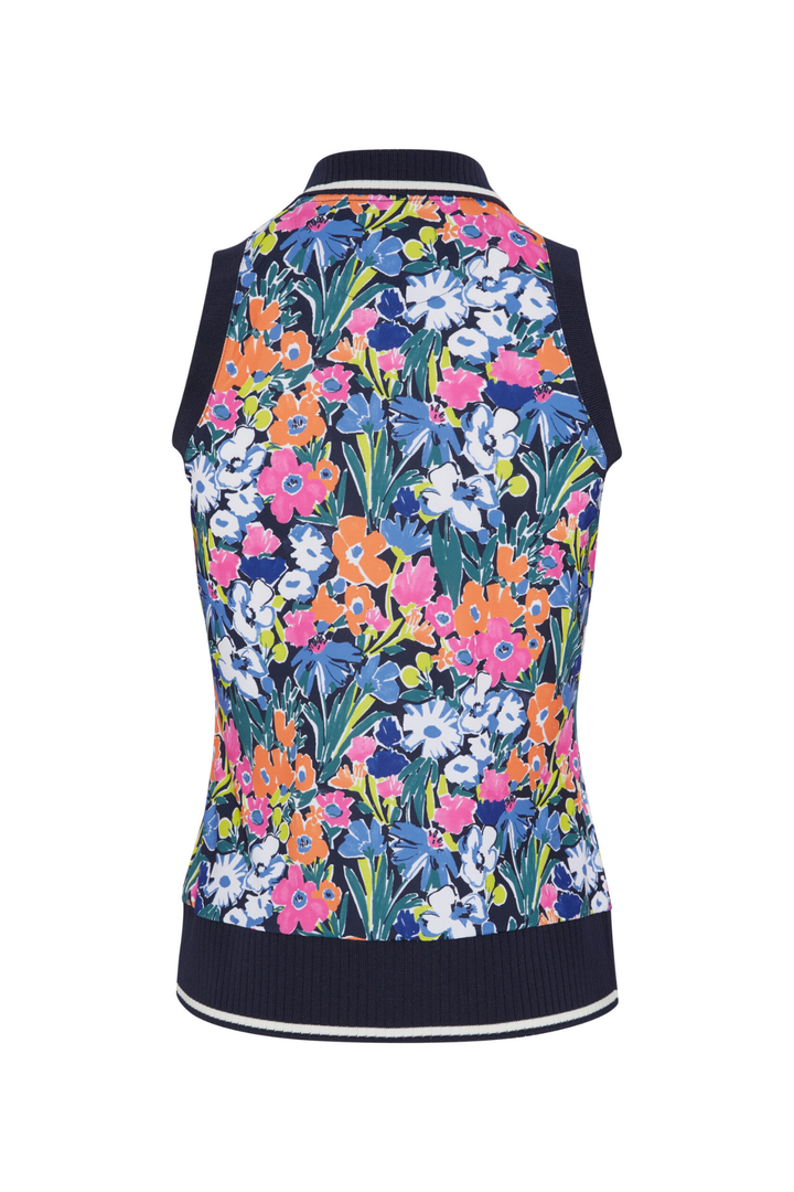 Original Penguin Polo Donna Smanicata Sketch Floral