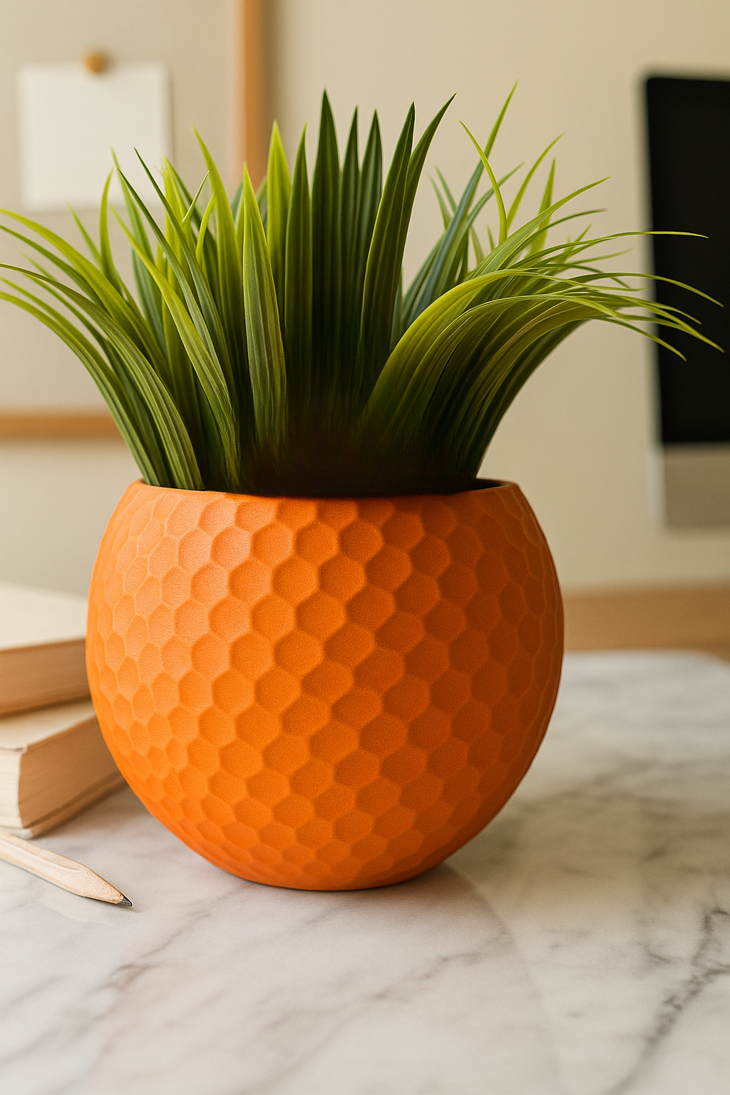 Vaso in Stampa 3D a Forma di Pallina da Golf