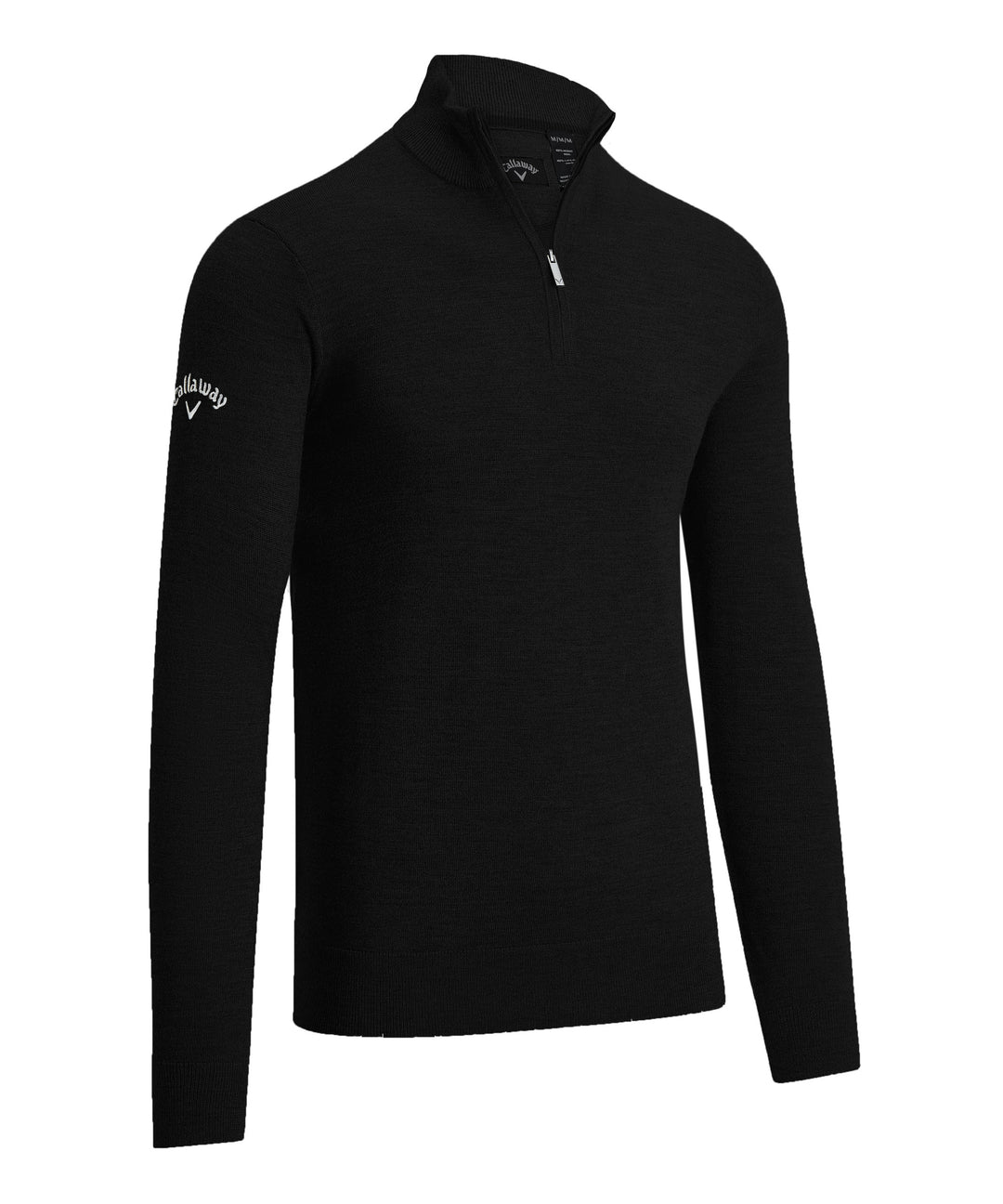 Callaway Pullover Uomo UK L S 1/4 Zip Mock