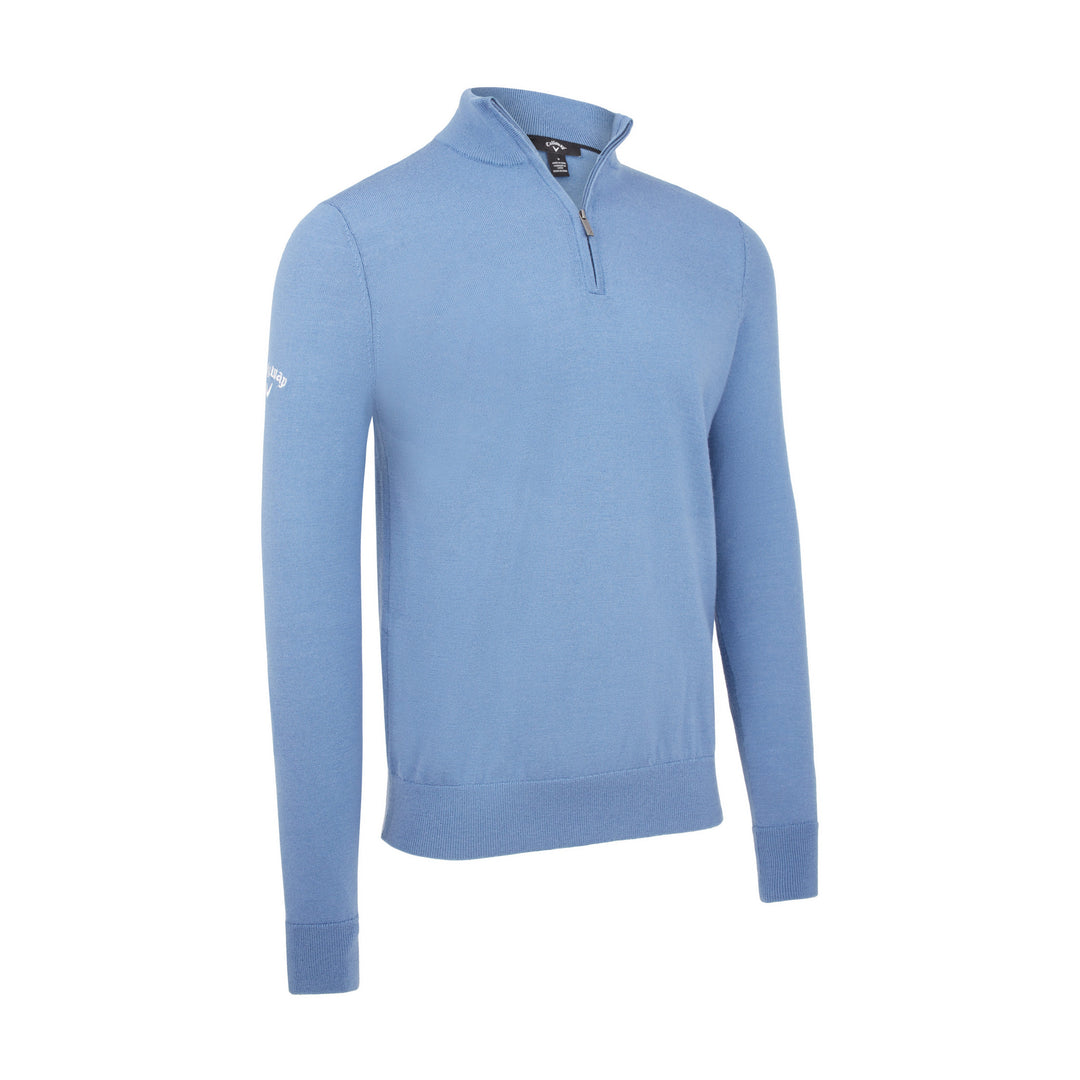 Callaway Pullover Uomo UK L S 1/4 Zip Mock