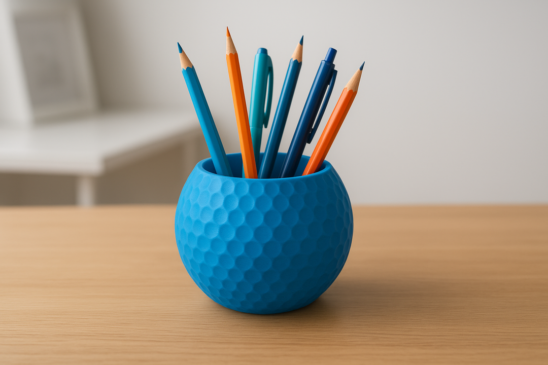 Vaso in Stampa 3D a Forma di Pallina da Golf