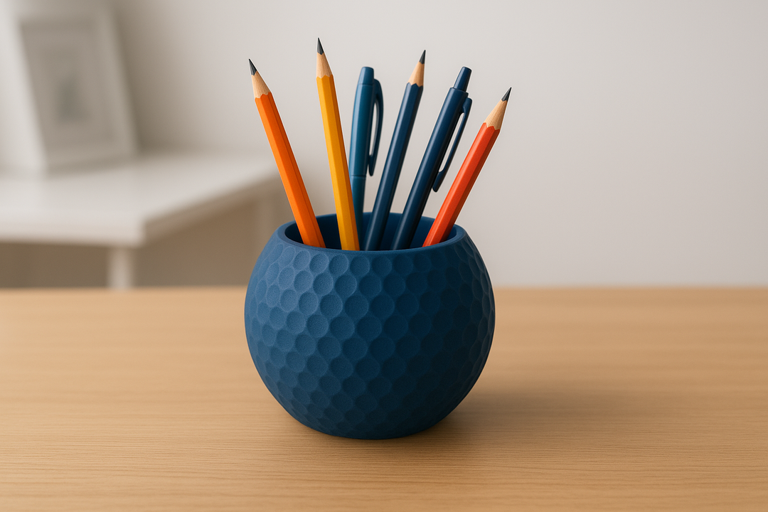 Vaso in Stampa 3D a Forma di Pallina da Golf