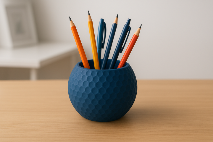 Vaso in Stampa 3D a Forma di Pallina da Golf