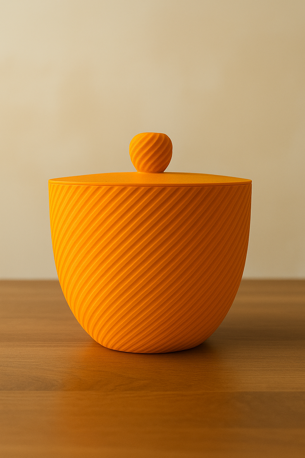 Contenitore decorativo stampato in 3D – Design moderno e artigianale