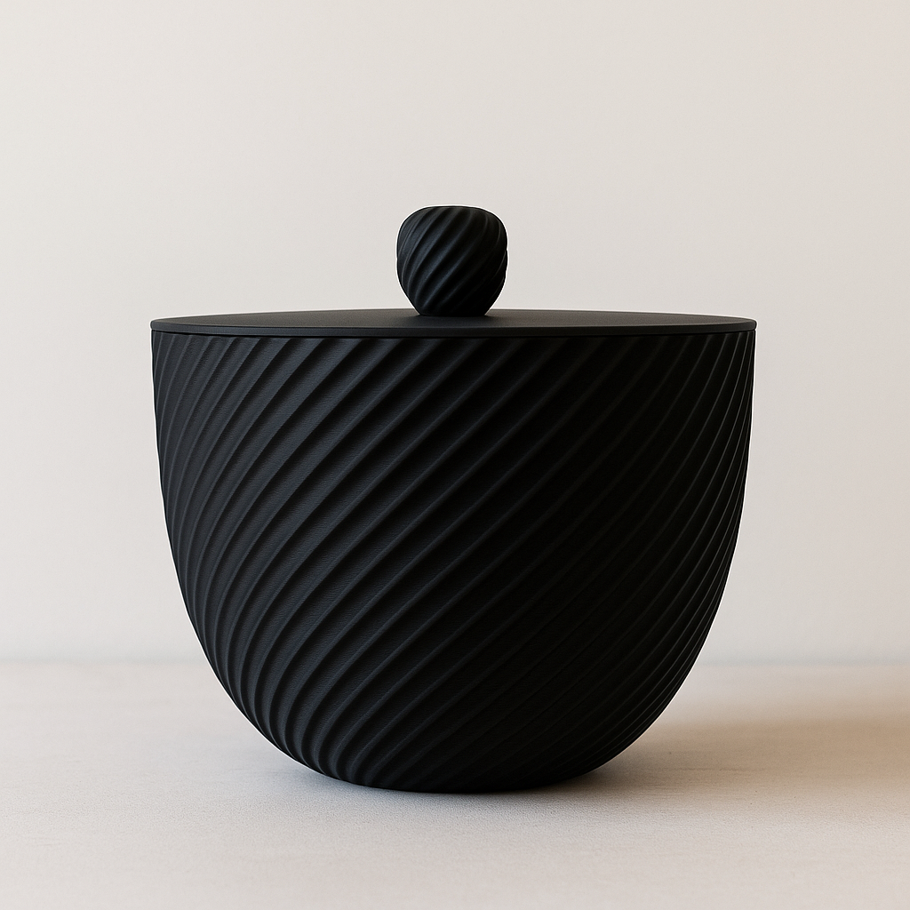 Contenitore decorativo stampato in 3D – Design moderno e artigianale