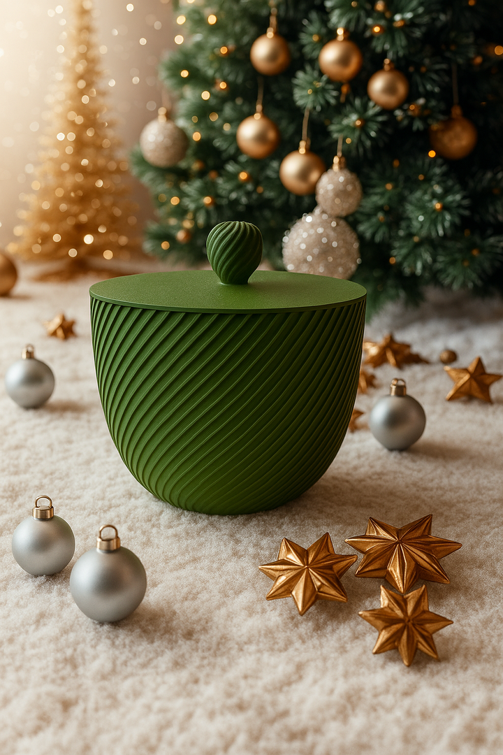 Contenitore decorativo stampato in 3D – Design moderno e artigianale