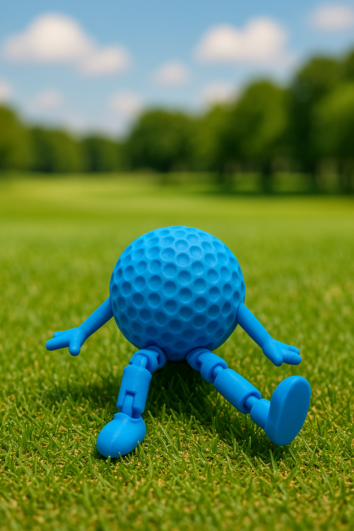 Pallina da Golf 3D – Gadget Decorativo e Articolato