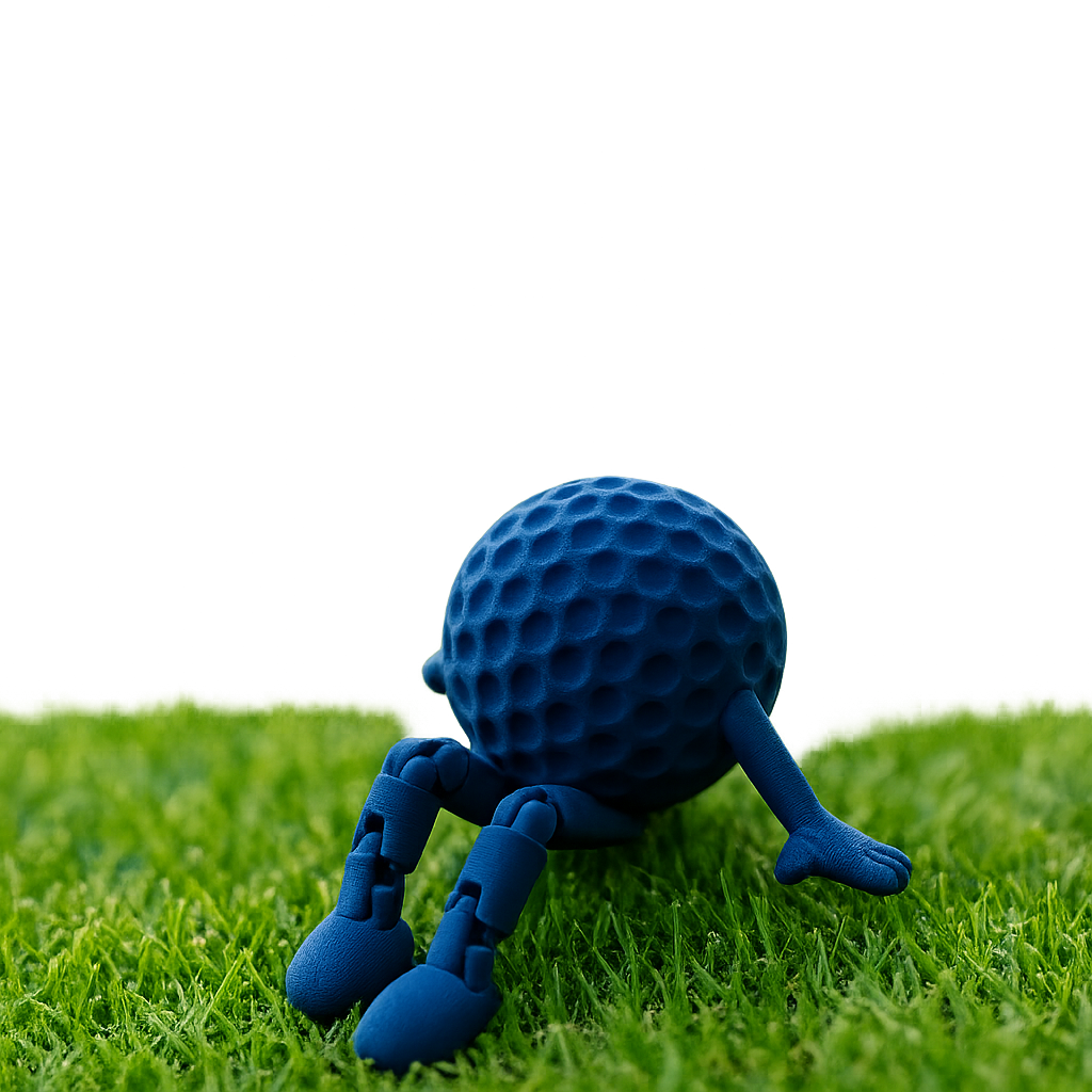 Pallina da Golf 3D – Gadget Decorativo e Articolato