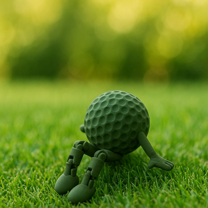 Pallina da Golf 3D – Gadget Decorativo e Articolato