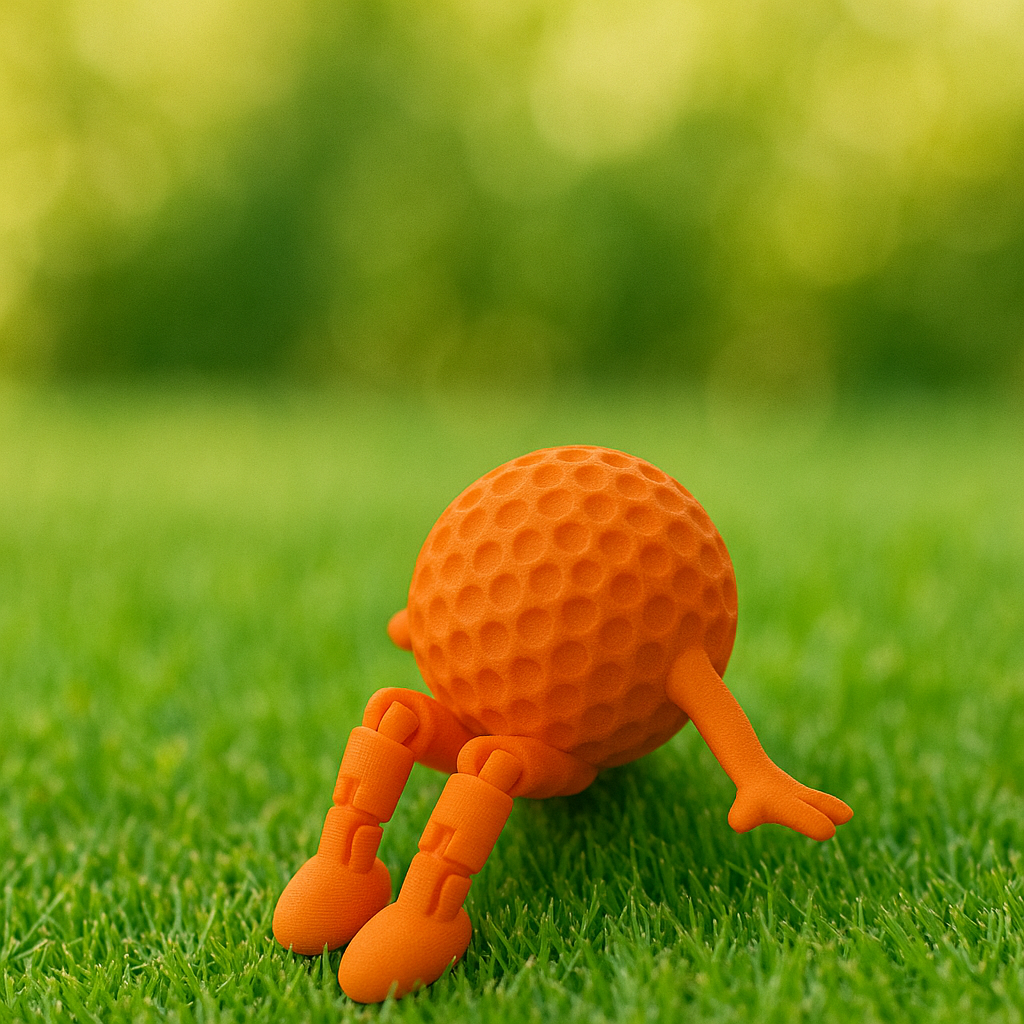 Pallina da Golf 3D – Gadget Decorativo e Articolato