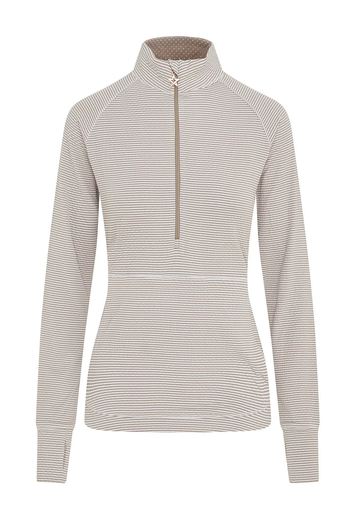 Swing Out Sister Pullover Donna 1/4 Zip Lottie Stripe