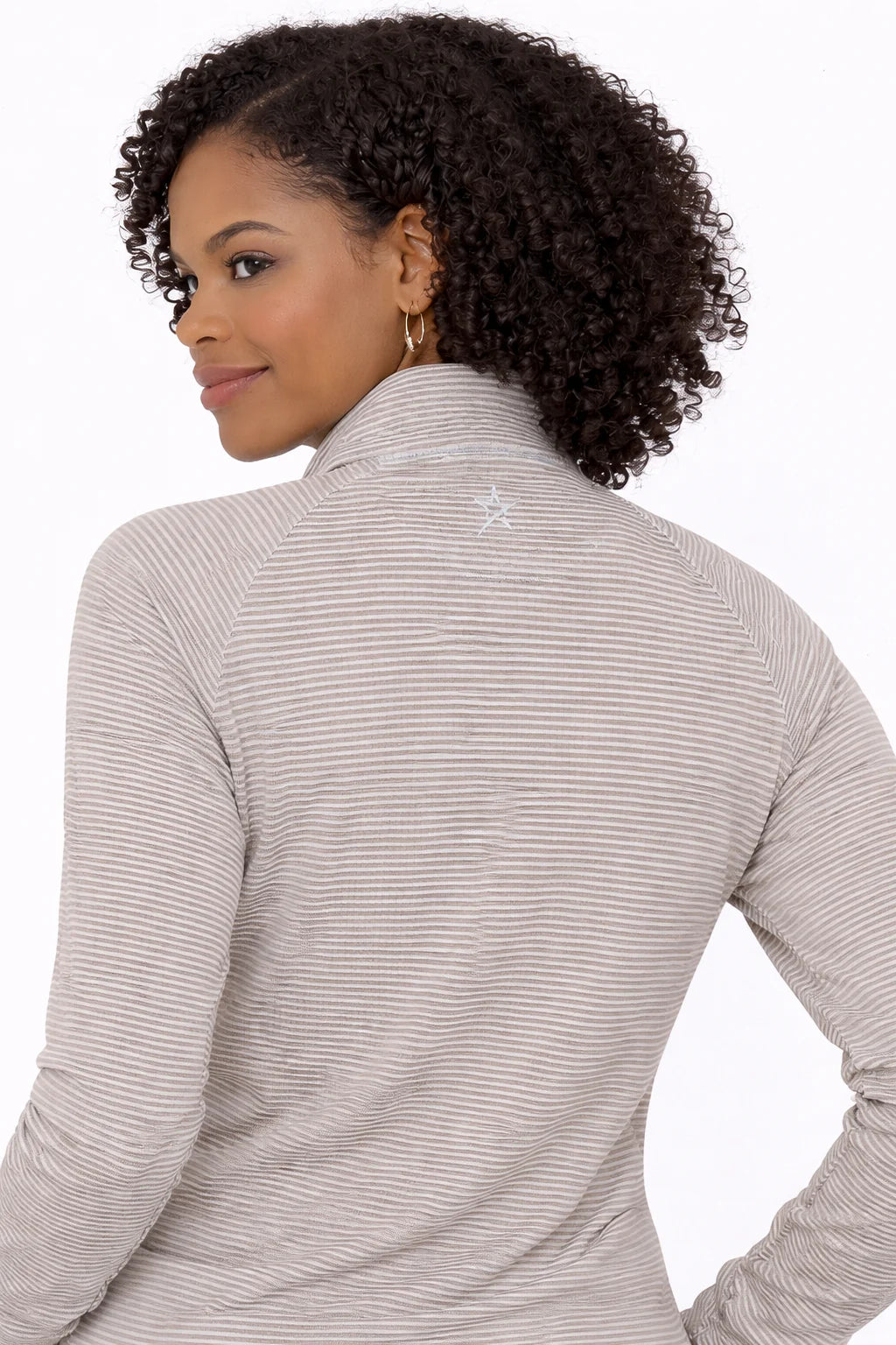 Swing Out Sister Pullover Donna 1/4 Zip Lottie Stripe