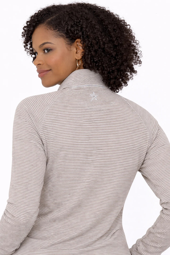 Swing Out Sister Pullover Donna 1/4 Zip Lottie Stripe
