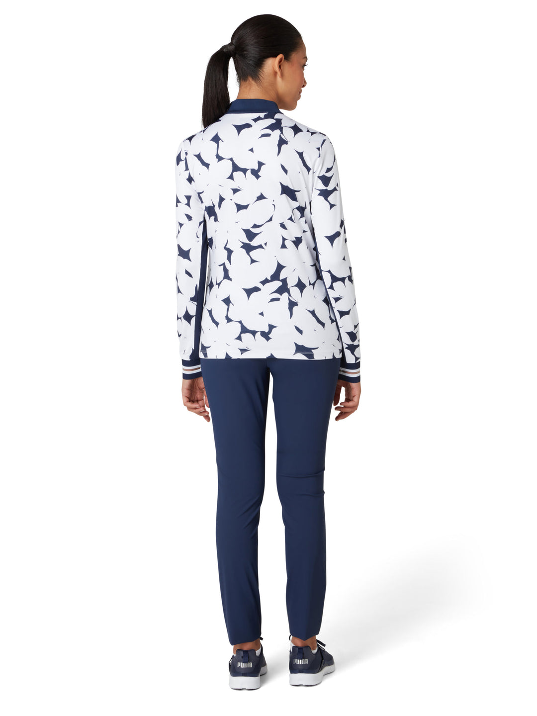 Original Penguin Pullover Donna Riviera Floral Sun Protection