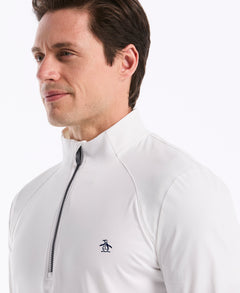 Original Penguin 1/4 Zip Pullover Uomo LS Mixed Media