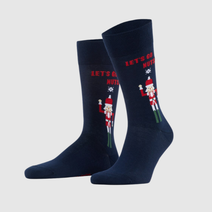 Burlington Men's Nutty Nutracker Socks