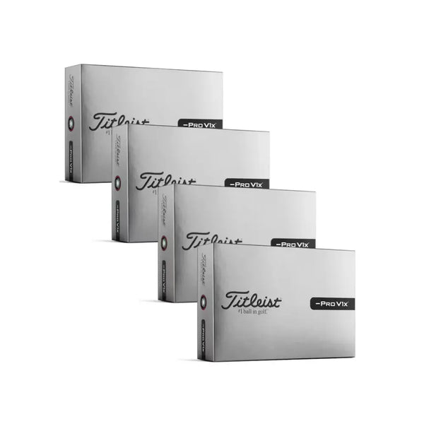 Titleist Pro V1x Left Dash - Bundle 4 doz