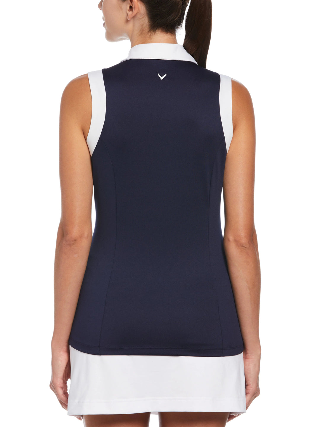 Callaway Polo Smanicata Donna Color Block V-Placket