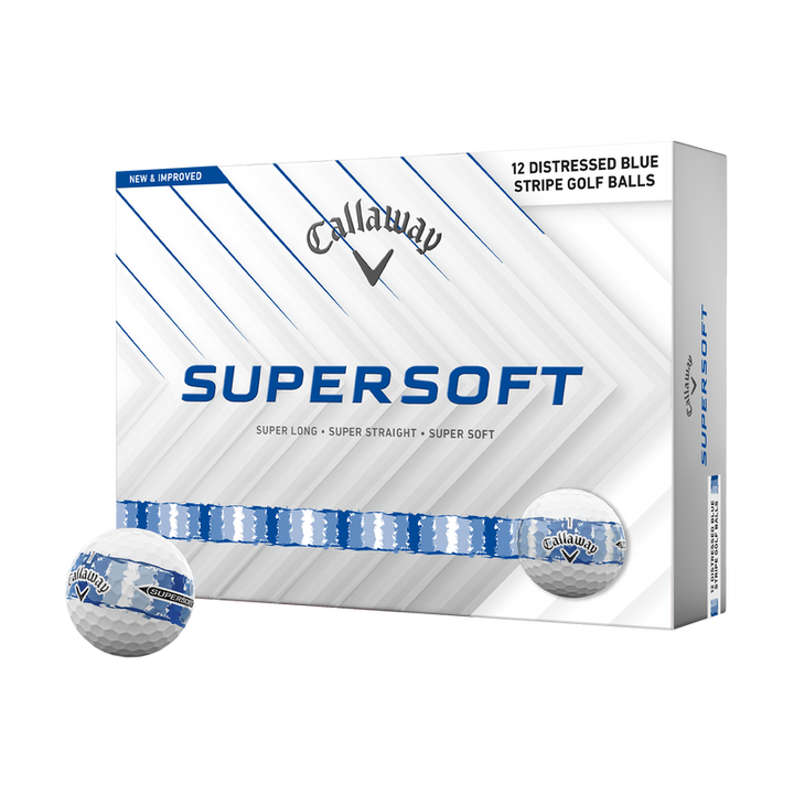 Callaway SuperSoft Distressed Blue Stripe Limited Edition