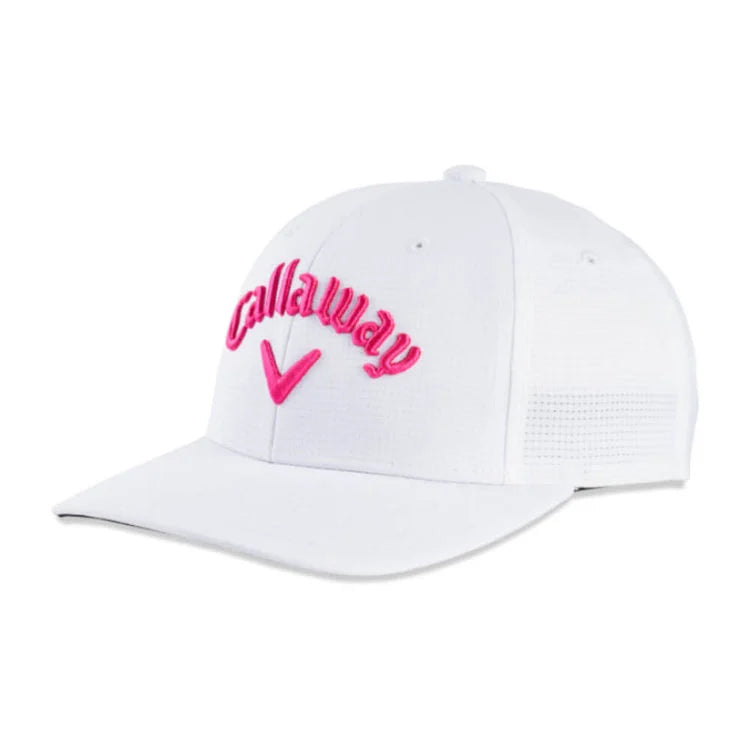 Callaway Junior Tour White Pink Hat