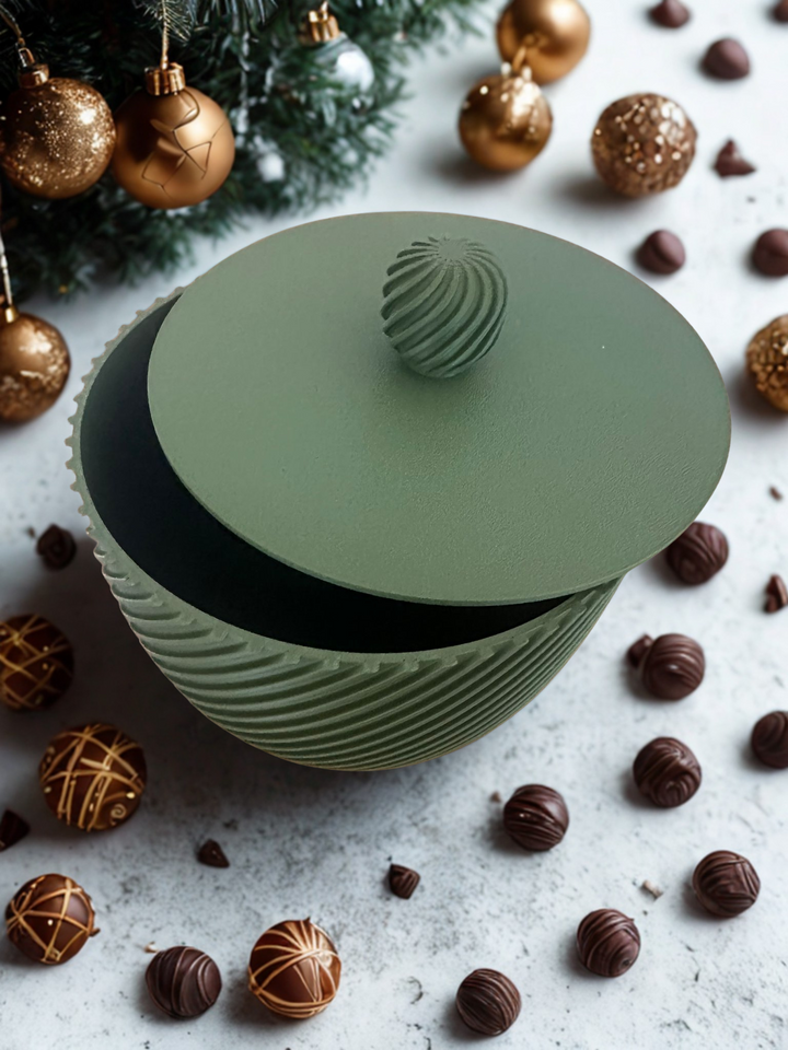 Contenitore decorativo stampato in 3D – Design moderno e artigianale