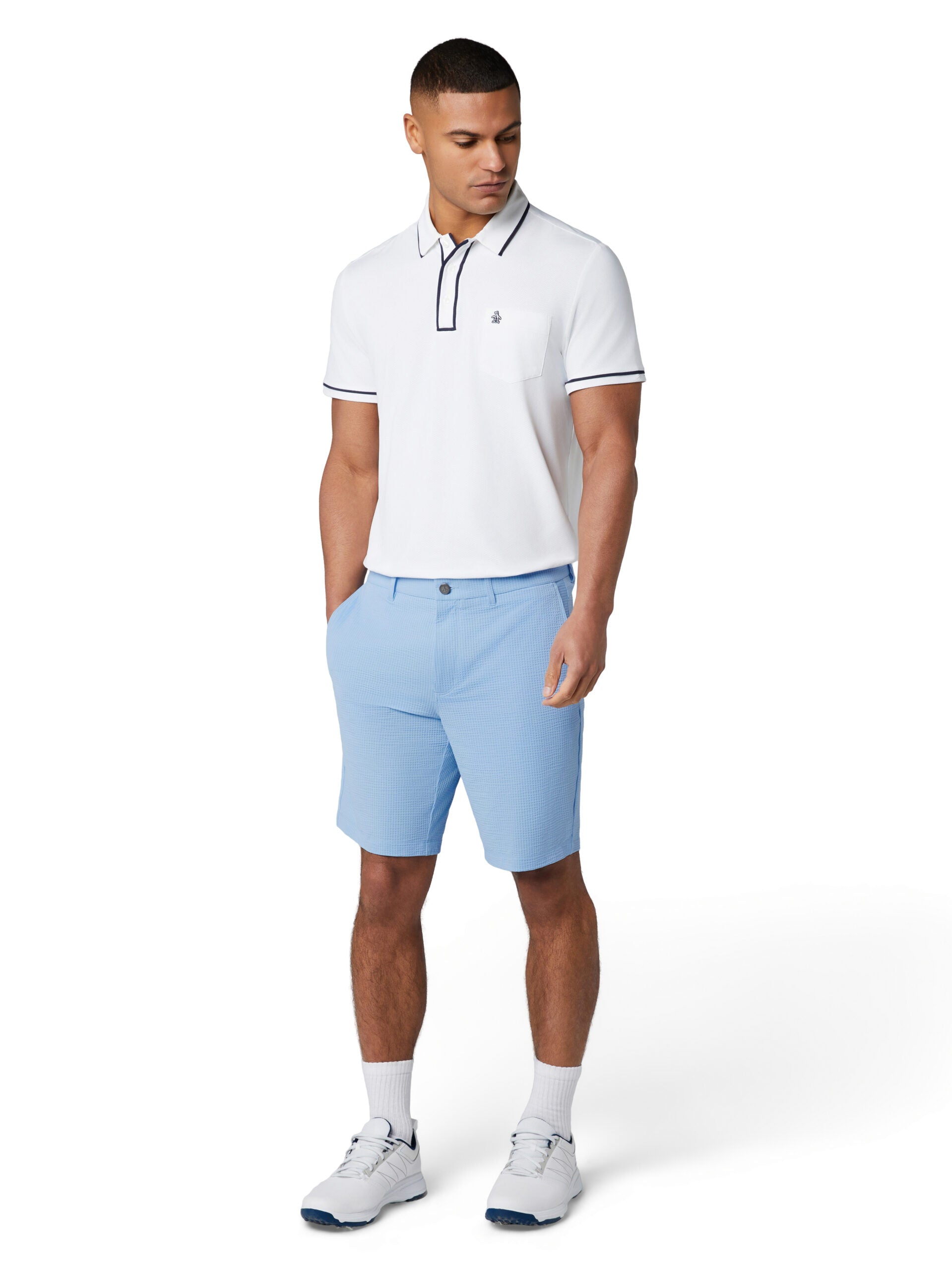 Original Penguin Bermuda Uomo FF 9" Seersucker