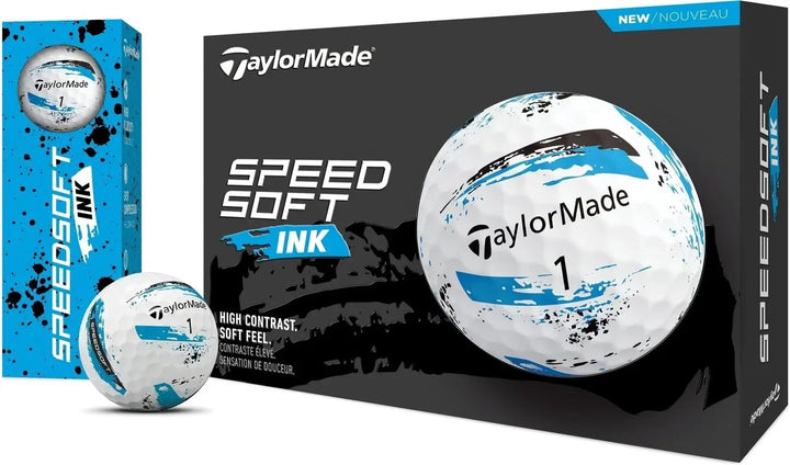 TaylorMade Speed Soft Ink White/Blue