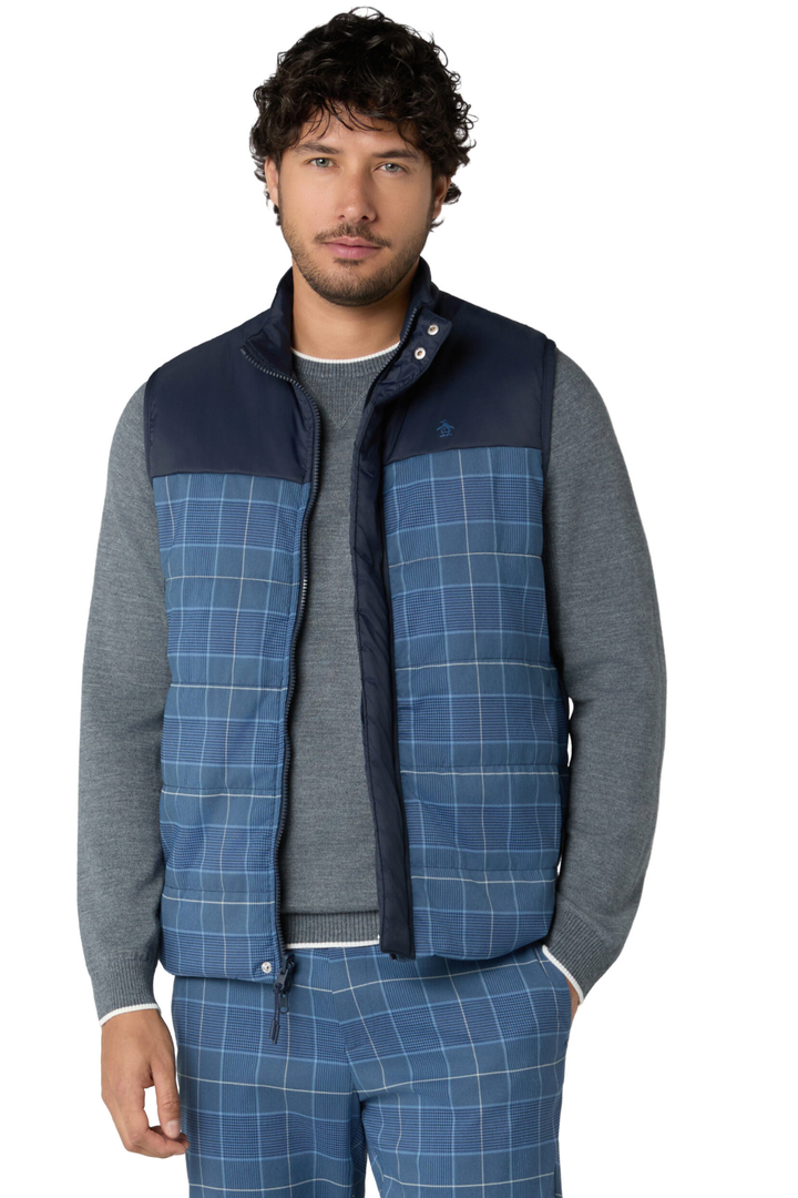 Original Penguin Gilet Golf Uomo Reversibile
