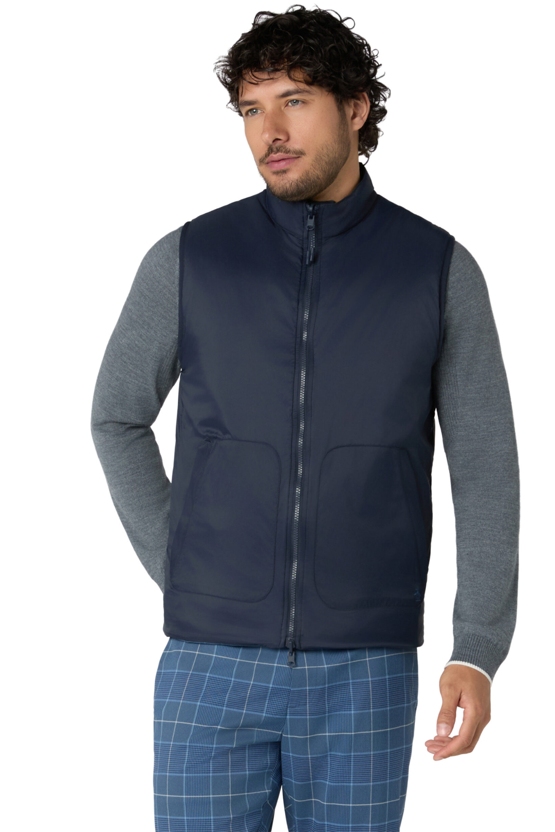 Original Penguin Gilet Golf Uomo Reversibile