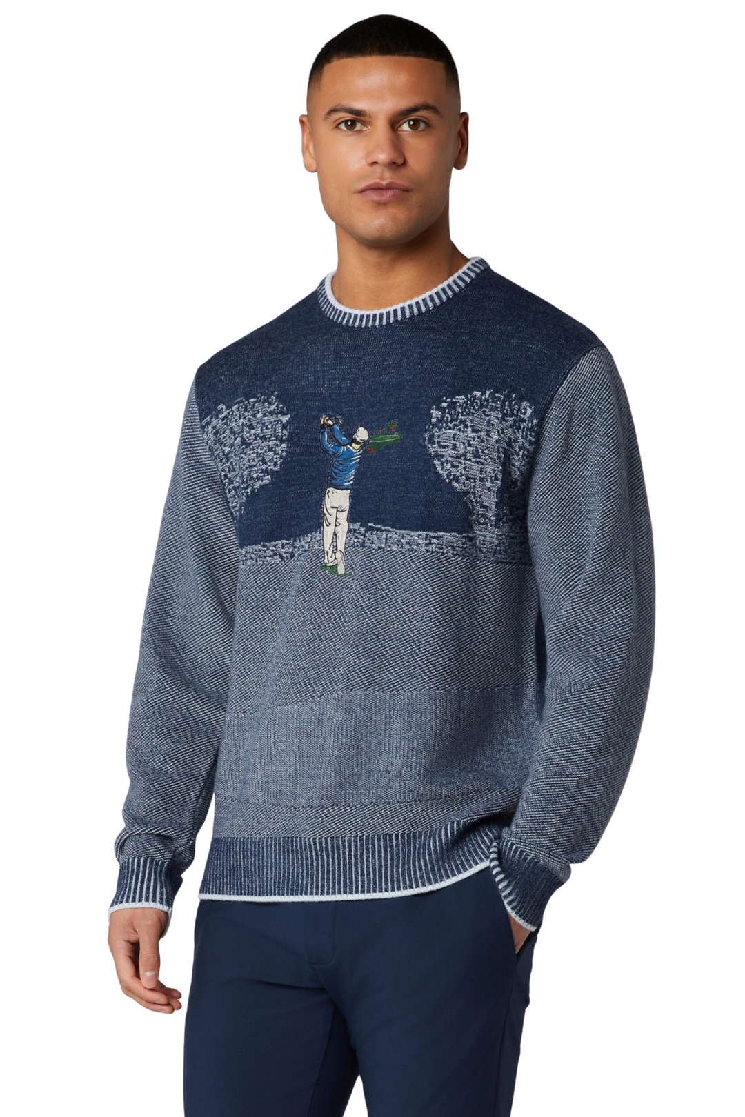 Original Penguin Maglione Golf Uomo in Lana