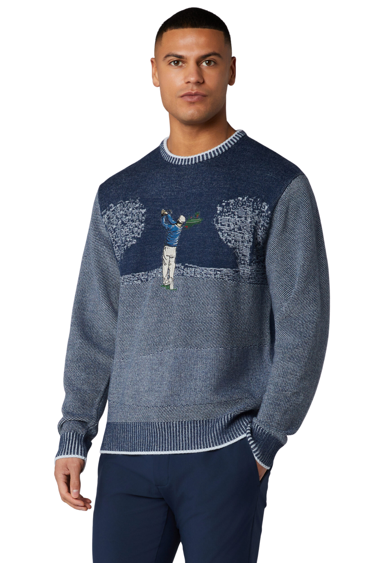 Original Penguin Maglione Golf Uomo in Lana