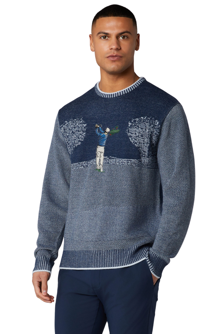 Original Penguin Maglione Golf Uomo in Lana