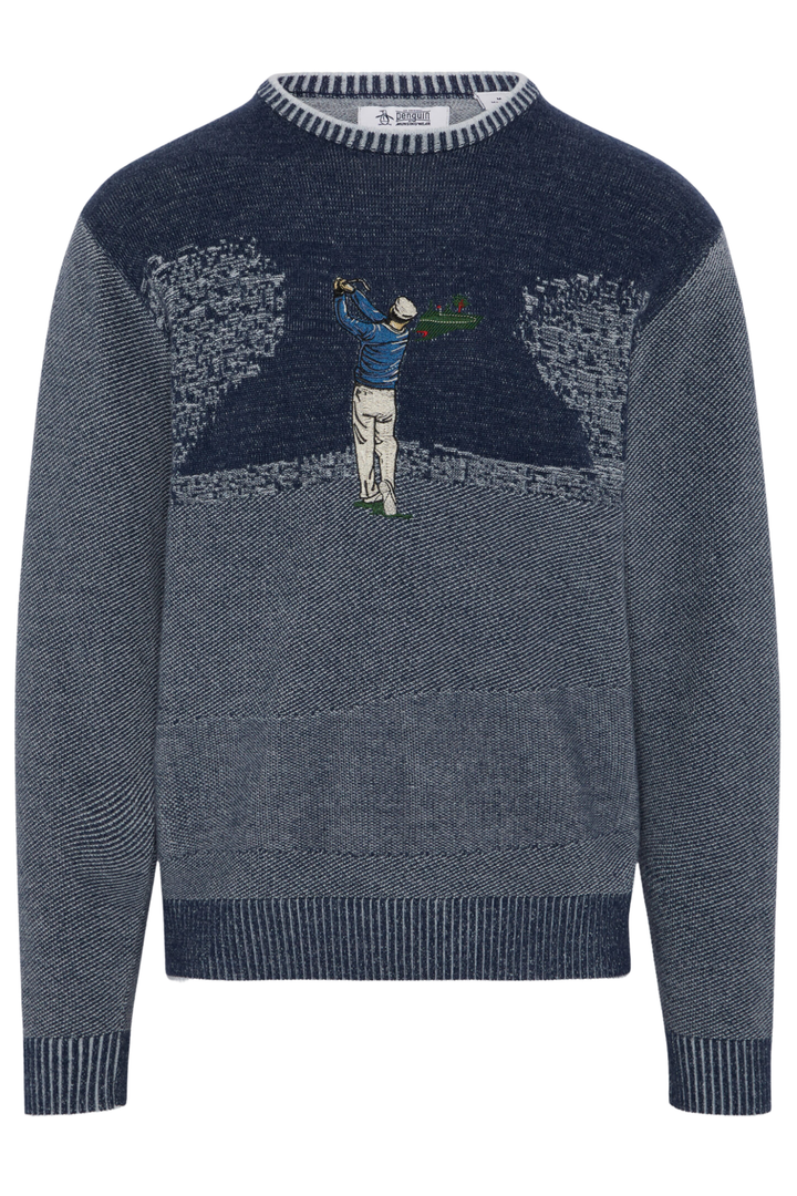 Original Penguin Maglione Golf Uomo in Lana