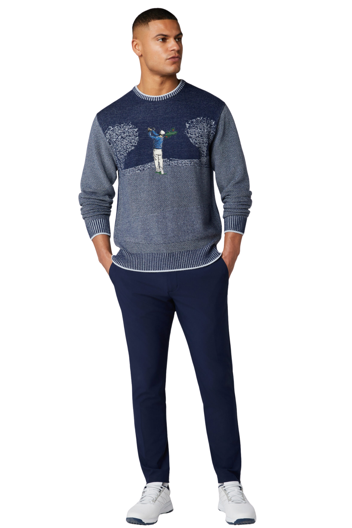 Original Penguin Maglione Golf Uomo in Lana